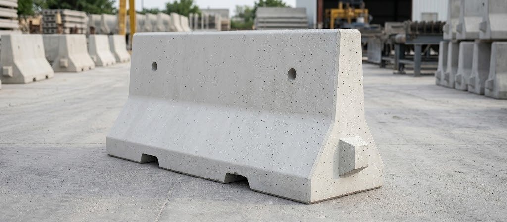 Jamal Concrete High-Precision Precast Barrier Production