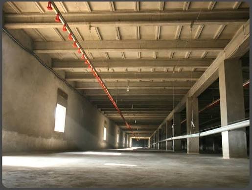 Poultry farm shed built with Jamal Concrete precast beams, girders and roof slabs