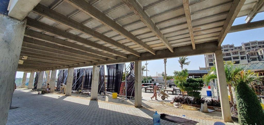 Precast concrete roof slab and girder components from Jamal Concrete